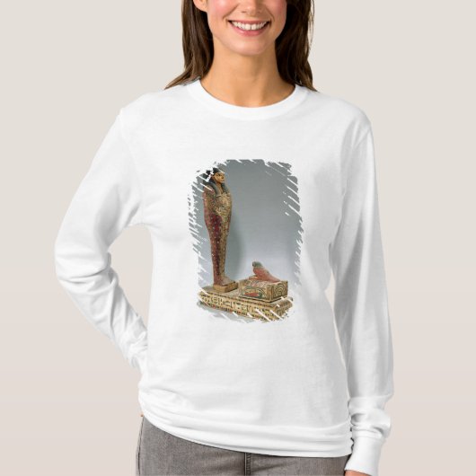 Beeldje van Osiris van Iahmes (geverfd hout) T-shirt (Voorkant)