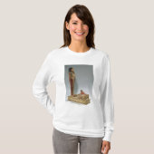 Beeldje van Osiris van Iahmes (geverfd hout) T-shirt (Voorkant volledig)