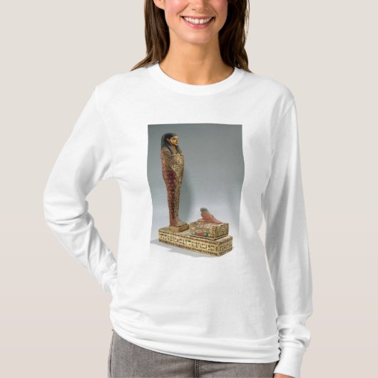 Beeldje van Osiris van Iahmes (geverfd hout) T-shirt (Voorkant)