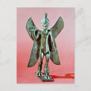 Beeldje van Pazuzu, een Assyrische winddemon Briefkaart