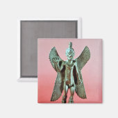 Beeldje van Pazuzu, een Assyrische winddemon Magneet (Voorkant / Achterkant)