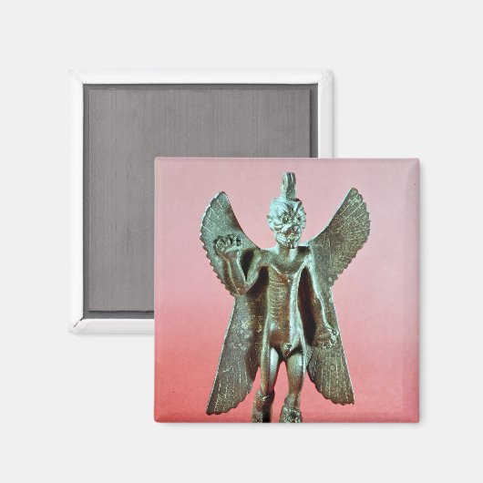 Beeldje van Pazuzu, een Assyrische winddemon Magneet (Voorkant / Achterkant)