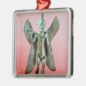 Beeldje van Pazuzu, een Assyrische winddemon Metalen Ornament (Links)