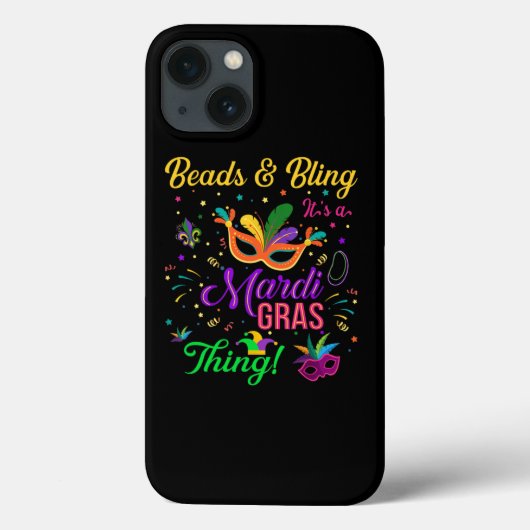 Beeldjes en Bling it_s a Mardi Gras Thing - Mardi  Case-Mate iPhone Case (Achterkant)
