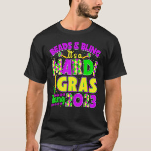 Beeldjes en knallen Het is een Mardi Gras Ding Mas T-shirt