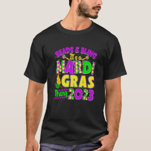 Beeldjes en knallen Het is een Mardi Gras Ding Mas T-shirt