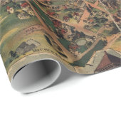  beeldkaart van Los Angeles (1891) Cadeaupapier (Rol Hoek)