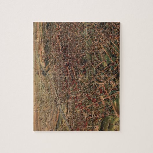  beeldkaart van Los Angeles (1891) Legpuzzel (Verticaal)