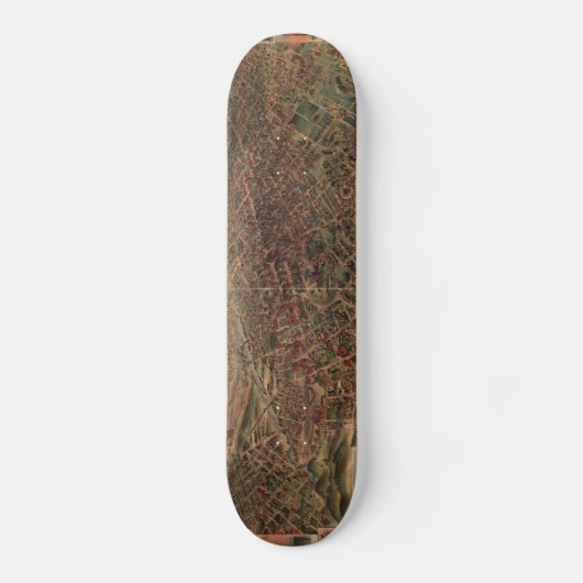 beeldkaart van Los Angeles (1891) Skateboard (Voorkant)