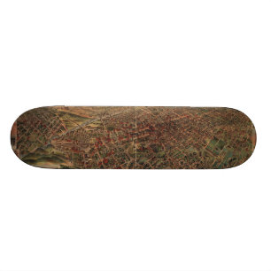  beeldkaart van Los Angeles (1891) Skateboard
