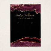 Beeldkaart voor Bourgogne en goudsieraden Visitekaartje (Voorkant)