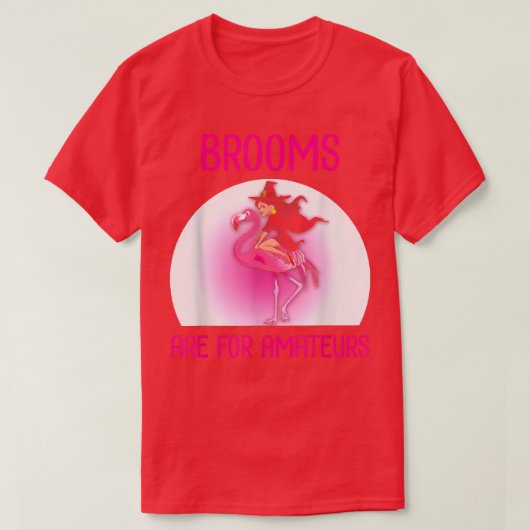 Beeldkamers zijn voor amateurs grappige roze flami t-shirt (Design voorkant)