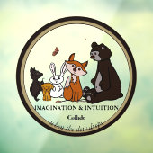 BEELDKRACHT & INTUÏTIE Botsen Ramenstickers Raamsticker (Vel 3)