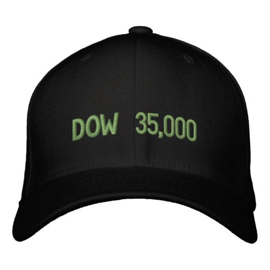 Beeldmarktrebratie van Dow 35000 Geborduurde Pet (Voorkant)