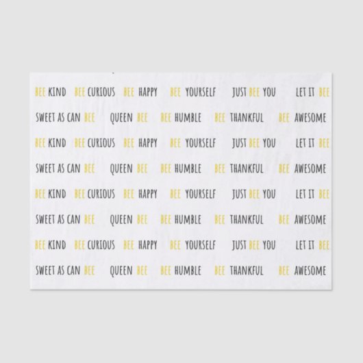 Beeldpapier voor fijne bijen tissuepapier (Voorkant)