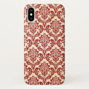 Beeldpapier voor het Damaspatroon iPhone X Hoesje