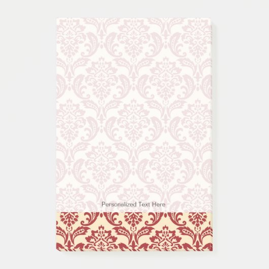 Beeldpapier voor het Damaspatroon Post-it® Notes (Voorkant)