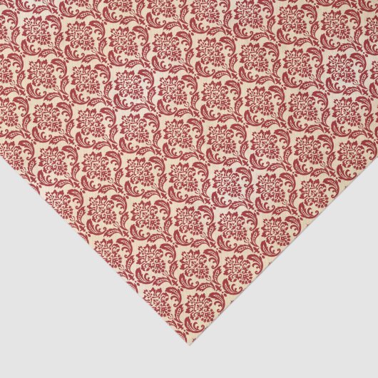 Beeldpapier voor het Damaspatroon Tissuepapier (Detail)