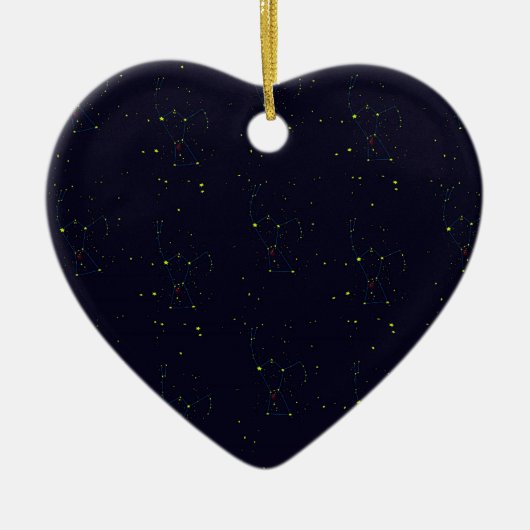 Beeldpapier voor Orion constellation Keramisch Ornament (Voorkant)