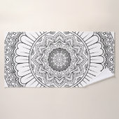 Beeldpapier voor sierpapier van Rosette mandala Badhanddoek (Badhanddoek)