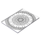 Beeldpapier voor sierpapier van Rosette mandala Notitieboek (Linkerzijde)