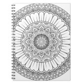 Beeldpapier voor sierpapier van Rosette mandala Notitieboek (Voorkant)