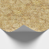 Beeldpatroon van puur goud cadeaupapier (Hoek)