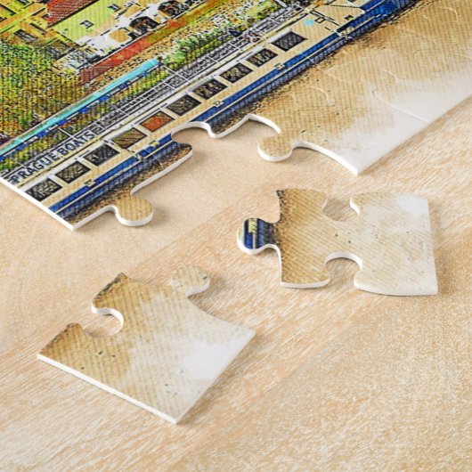 Beeldrijke  Romance Legpuzzel (Zijkant)