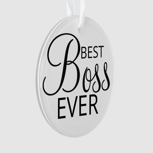  Beeldscherm BEST Boss Ornament (voorkant)