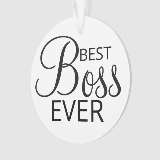  Beeldscherm BEST Boss Ornament (voorkant)