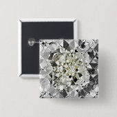 BEELDSCHERM, bevroren Vierkante Button 5,1 Cm (Voorkant /achterkant)