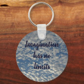 Beeldscherm en creatieve hemel voor aanmoediging sleutelhanger (Voorkant)