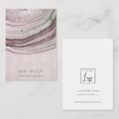 Beeldscherm met gemuteerde, ongelijkmatige, onbewe visitekaartje (Voorkant / Achterkant)