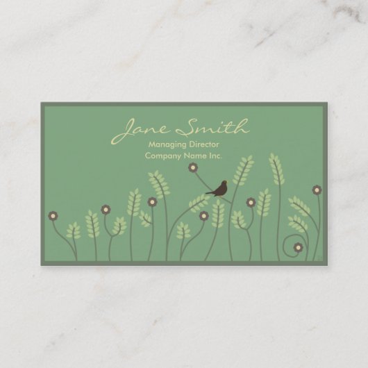 Beeldscherm, sjabloon voor visitekaartjes (Voorkant)