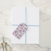 BEELDSCHERM VAN DE PURPELSTROMEN CADEAULABEL (Met Touw)