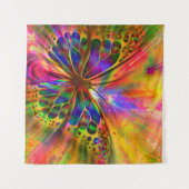 Beeldscherm van de vlinder wandkleed (Voorkant (horizontaal))