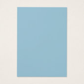 Beeldscherm voor elk thema Seashells Mint Blue Ear Visitekaartje (Achterkant)