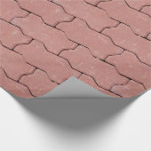 Beeldschermen met rode klaver cadeaupapier (Hoek)