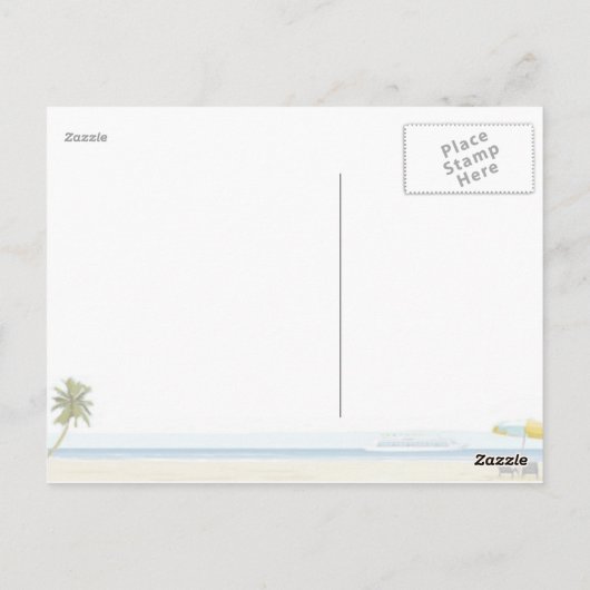 Beeldschermen voor de zomer briefkaart (Achterkant)
