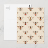  beeldschermpatroon briefkaart (Voorkant / Achterkant)