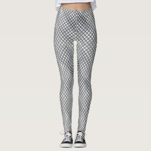 Beeldschermpatroon diagonaal 02.w Offwhite BG Leggings