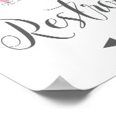 Beeldschermteken. Pijlrichting links Poster (Hoek)