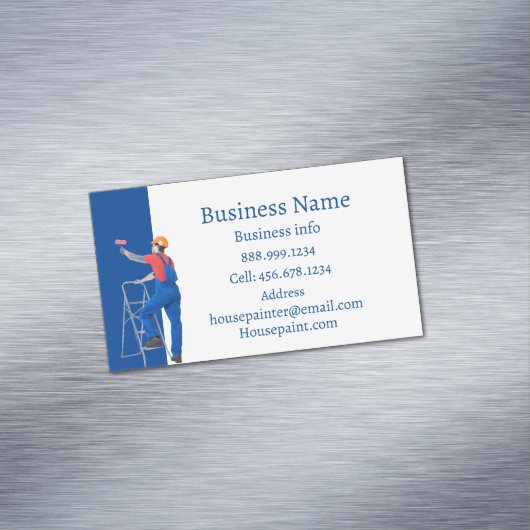 Beeldschilderwerk Magnetisch Visitekaartje (Voorbeeld)