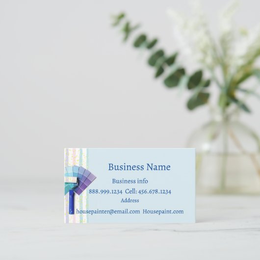 Beeldschilderwerk Visitekaartje (Staand voorkant)