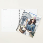 Beeldschone Bloemendraagster Plannen en Doelen Planner (Display)