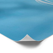 Beeldschone sneeuwmaagd poster (Hoek)