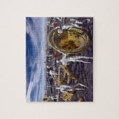 Beeldstukken die wachten op speelse puzzel (Verticaal)