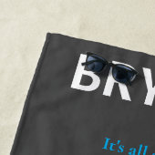 Beeldt eerst Football met aanraakklep Strandlaken (In situ)