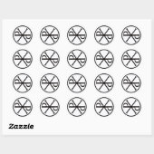 BEELDVLAK - RONDE LOGO STICKER (Vel)