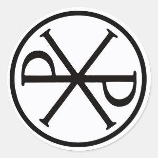 BEELDVLAK - RONDE LOGO STICKER